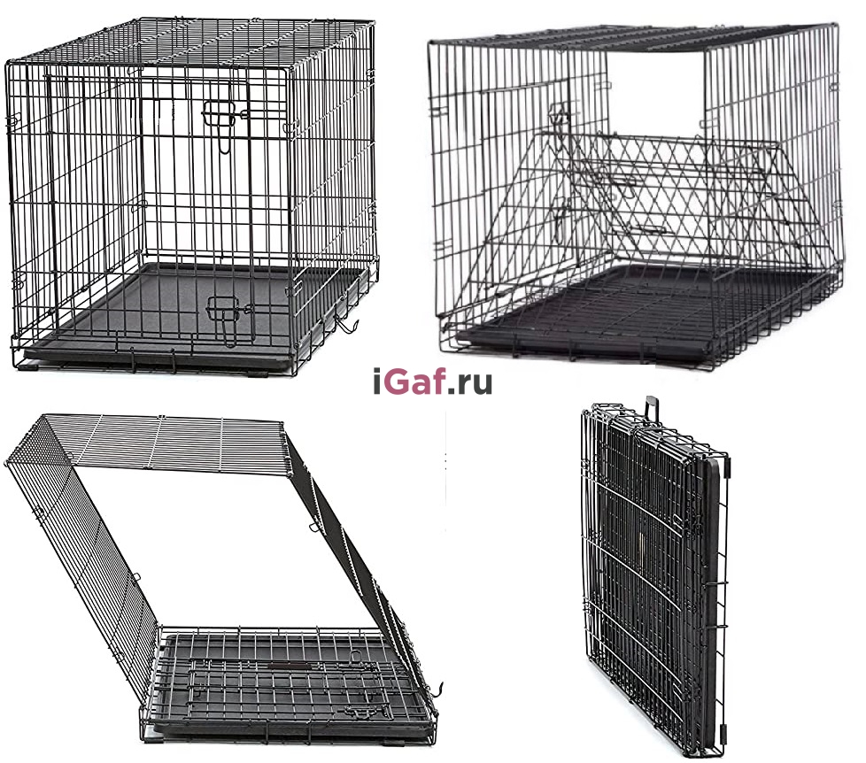 Клетки для собак и кошек : КЛЕТКА ДЛЯ СОБАК №3 76X48X56СМ , ( 1 дверь ...